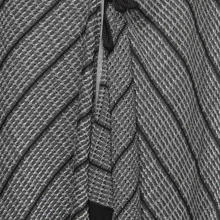 Pre Owned  Roland Mouret Silver & Black Knit Cardigan M