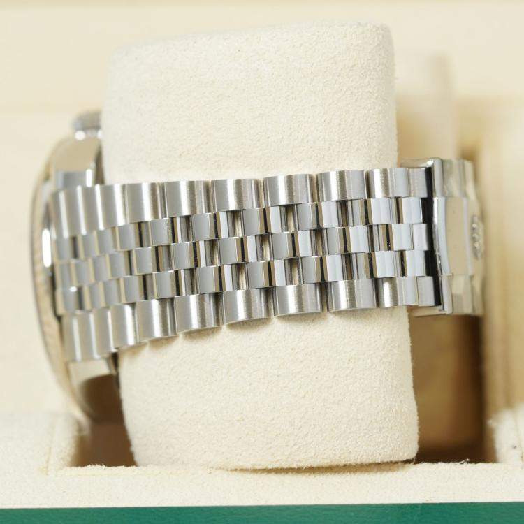 مملوكة مسبقًا Rolex Datejust 126234-0037 Automatic Blue Diamond Stainless Steel Women’s Wristwatch 36 mm