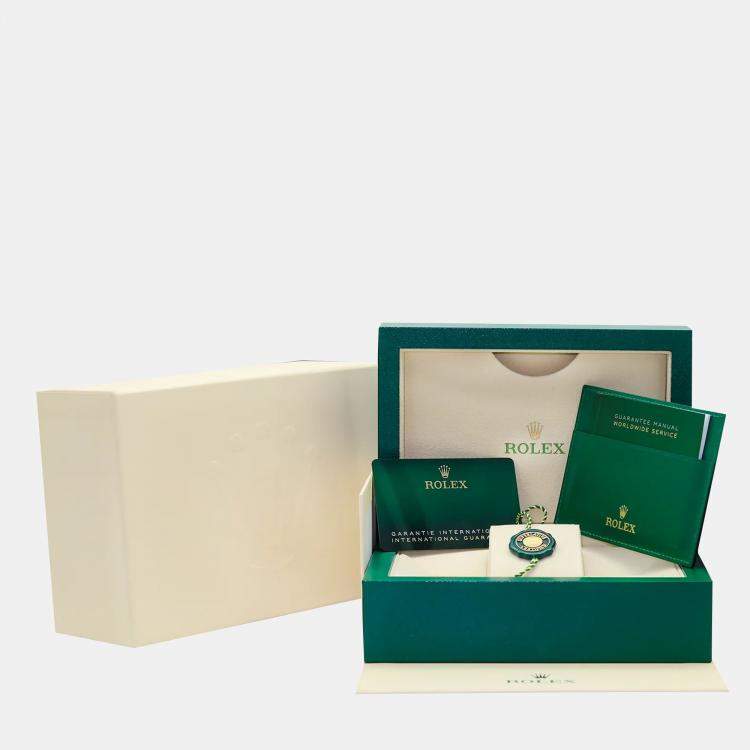 مملوكة مسبقًا Rolex Datejust 126234-0037 Automatic Blue Diamond Stainless Steel Women’s Wristwatch 36 mm