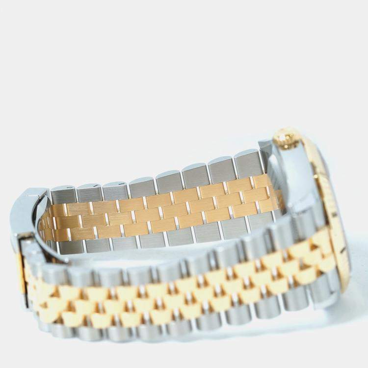 Pre Owned Rolex Datejust 126233-0035 Automatic Wimbledon 18K Yellow Gold Stainless Steel Women’s Wristwatch 36 mm