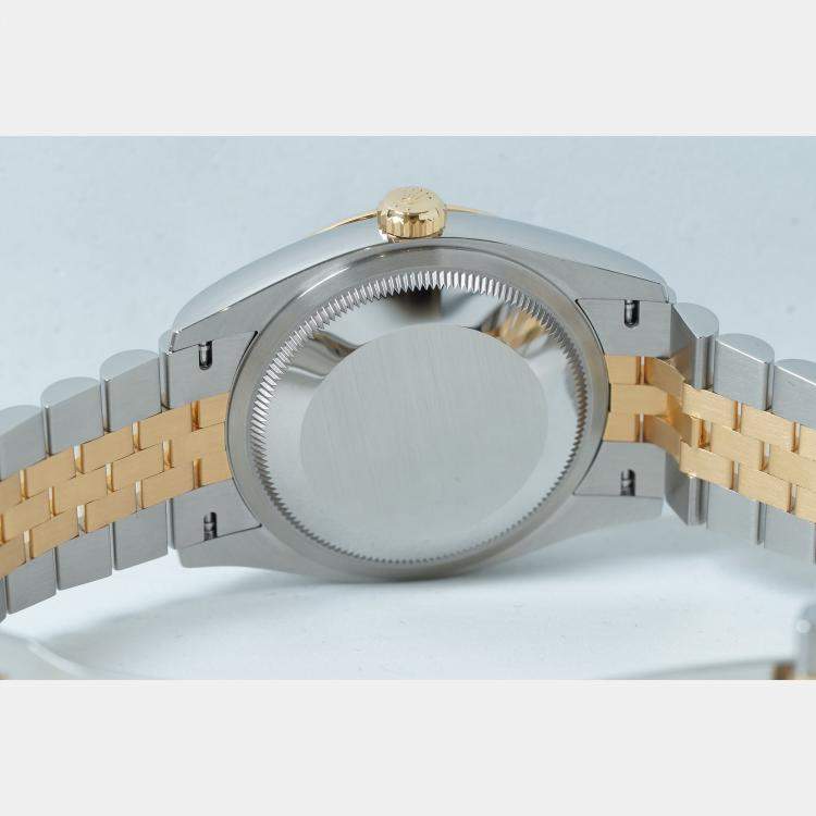 Pre Owned Rolex Datejust 126233-0035 Automatic Wimbledon 18K Yellow Gold Stainless Steel Women’s Wristwatch 36 mm