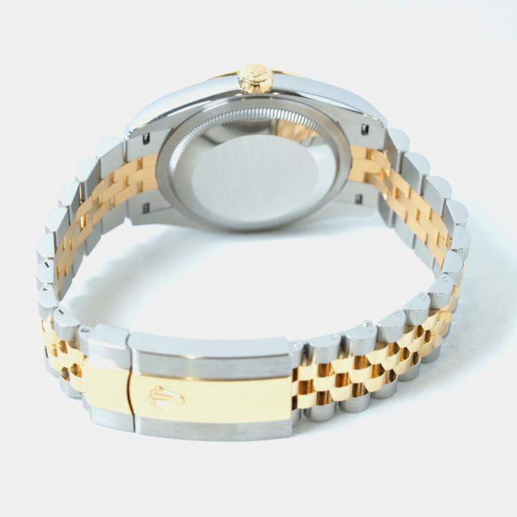 Pre Owned Rolex Datejust 126233-0035 Automatic Wimbledon 18K Yellow Gold Stainless Steel Women’s Wristwatch 36 mm