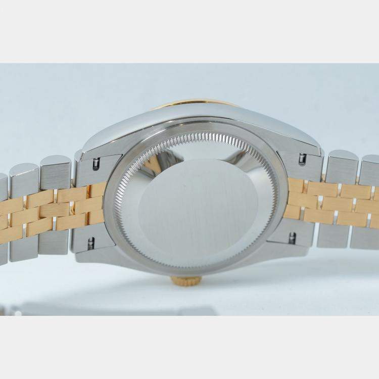 Pre Owned Rolex Datejust 126233-0035 Automatic Wimbledon 18K Yellow Gold Stainless Steel Women’s Wristwatch 36 mm