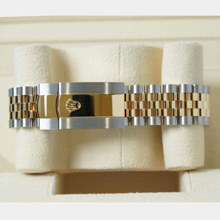 Pre Owned Rolex Datejust 126233-0035 Automatic Wimbledon 18K Yellow Gold Stainless Steel Women’s Wristwatch 36 mm