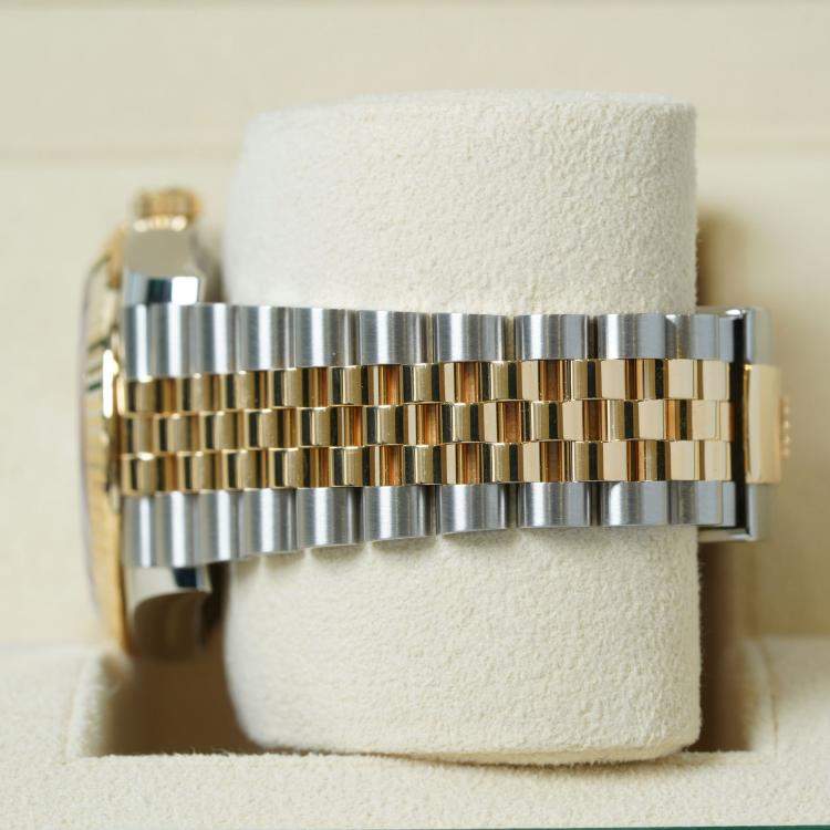 Pre Owned Rolex Datejust 126233-0035 Automatic Wimbledon 18K Yellow Gold Stainless Steel Women’s Wristwatch 36 mm