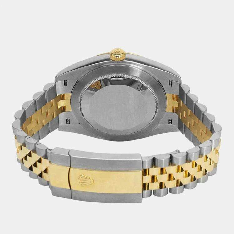 Pre Owned Rolex Datejust 126233-0035 Automatic Wimbledon 18K Yellow Gold Stainless Steel Women’s Wristwatch 36 mm