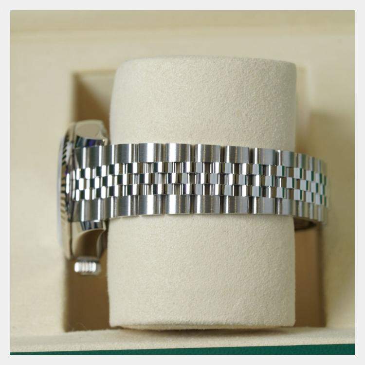 Pre Owned Rolex Datejust 279174-0009 Automatic Mother of Pearl Diamond Stainless Steel Women’s Wristwatch 28 mm