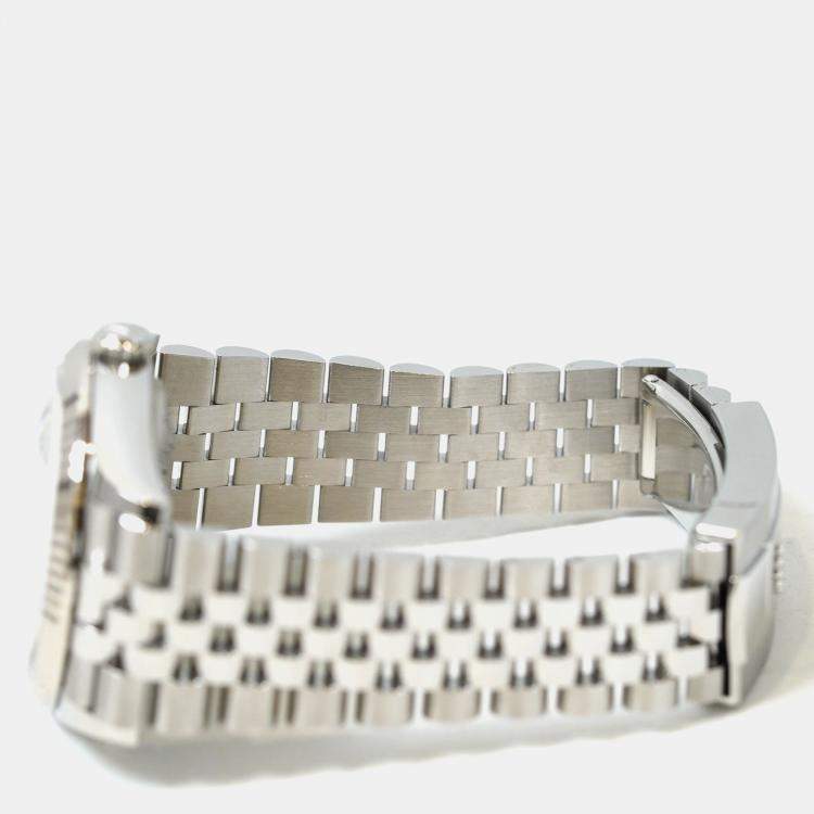 Pre Owned Rolex Datejust 126234-0051 Automatic Green Stainless Steel Women’s Wristwatch 36 mm