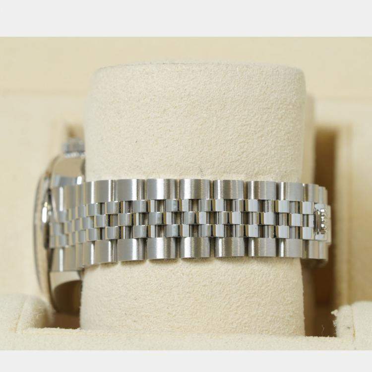 Pre Owned Rolex Datejust 279174-0003 Automatic Pink Diamond Stainless Steel Women’s Wristwatch 28 mm