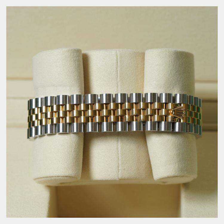 Pre Owned Rolex Datejust 278273-0022 Automatic Dark Grey Diamond 18K Yellow Gold Stainless Steel Women’s Wristwatch 31 mm