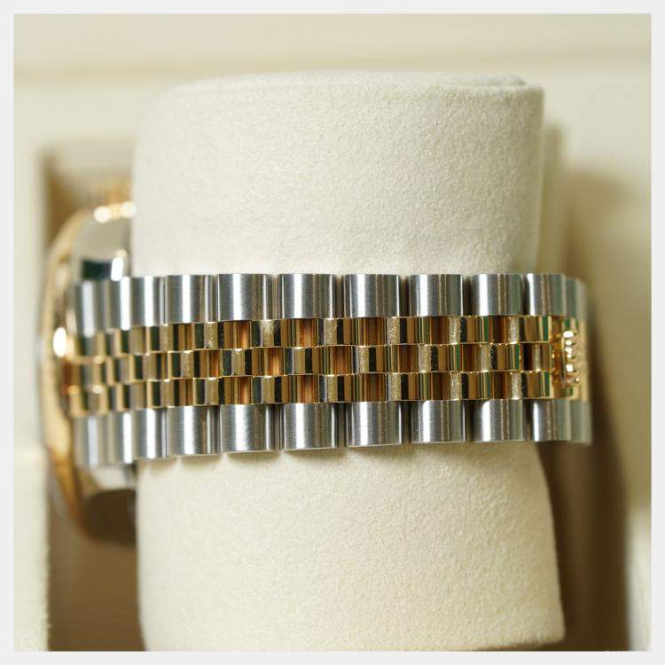 Pre Owned Rolex Datejust 278273-0022 Automatic Dark Grey Diamond 18K Yellow Gold Stainless Steel Women’s Wristwatch 31 mm