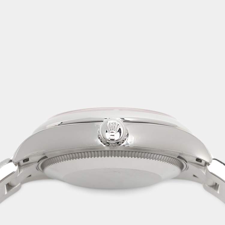 Pre Owned Rolex Pink Oystersteel Oyster Perpetual M277200-0004 Women's Wristwatch 31 mm