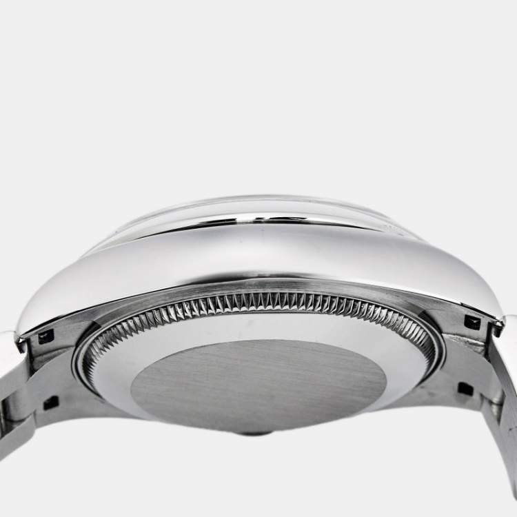 Pre Owned Rolex Black Oystersteel Datejust M278240-0001 Women's Wristwatch 31 mm