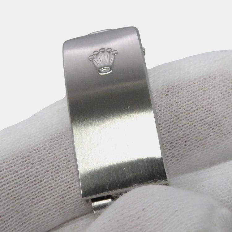 Pre Owned Rolex Datejust 79174 Automatic White 18k White Gold Stainless Steel Women's Wristwatch 26 mm