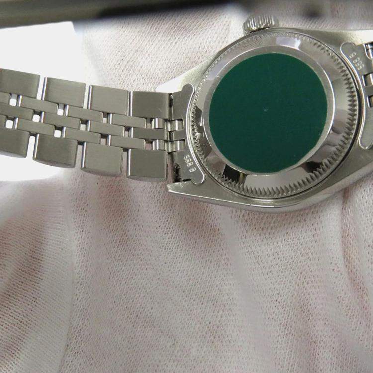 Pre Owned Rolex Datejust 79174 Automatic White 18k White Gold Stainless Steel Women's Wristwatch 26 mm