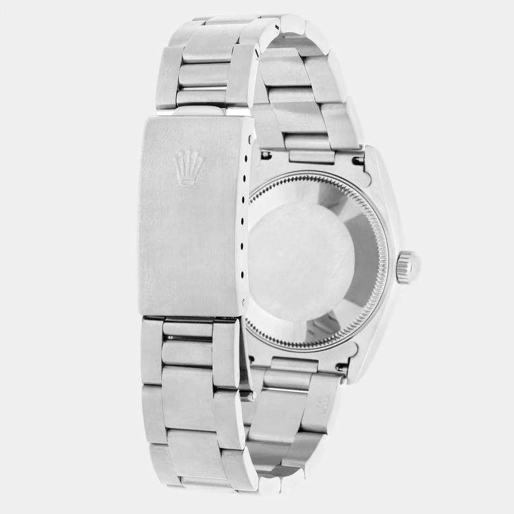 Pre Owned Rolex Datejust 68240 Automatic Silver Stainless Steel Women's Wristwatch 31 mm