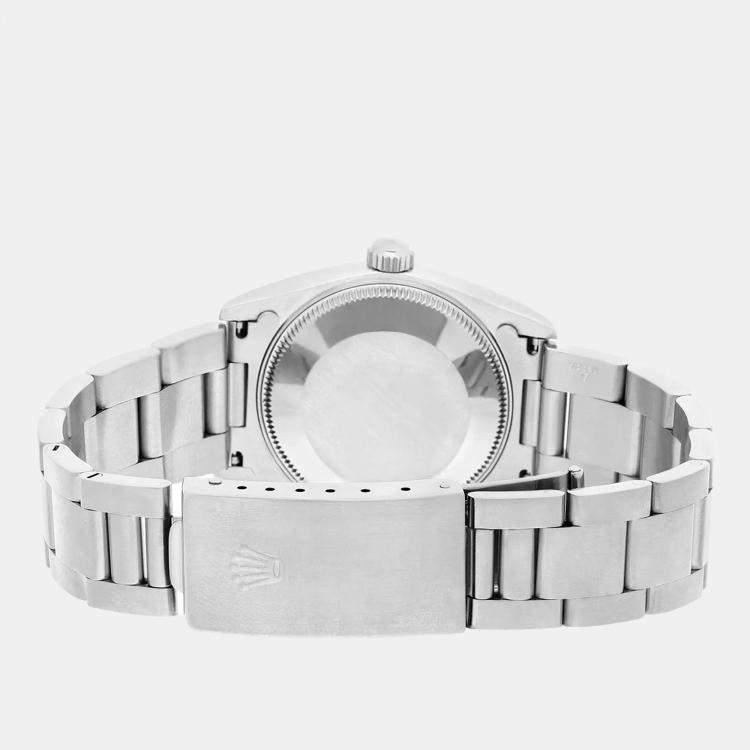 Pre Owned Rolex Datejust 68240 Automatic Silver Stainless Steel Women's Wristwatch 31 mm