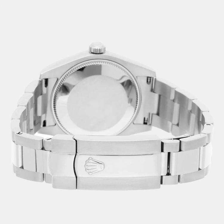 Pre Owned Rolex Datejust 178274 Automatic White Stainless Steel Women's Wristwatch 31 mm