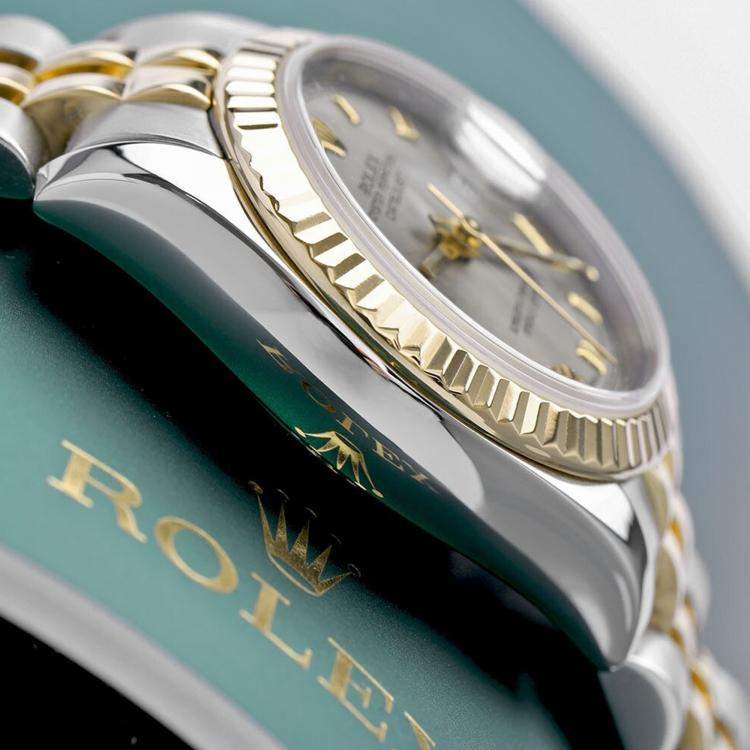 Pre Owned Rolex Datejust 179173 Automatic Steel Stainless Steel 18K Yellow Gold Women's Wristwatch 26 mm