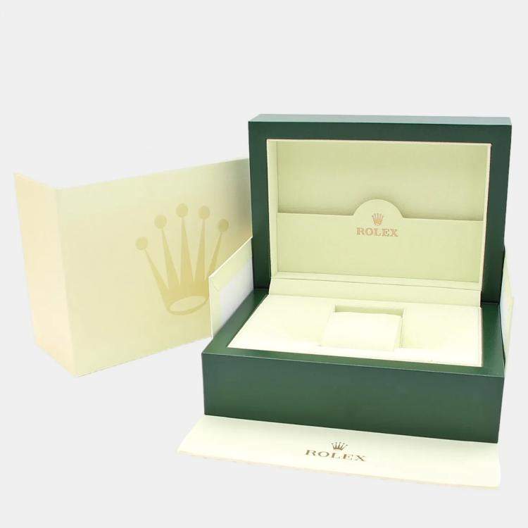 Pre Owned Rolex Datejust 68273 Automatic White Stainless Steel 18K Yellow Gold Women's Wristwatch 31 mm