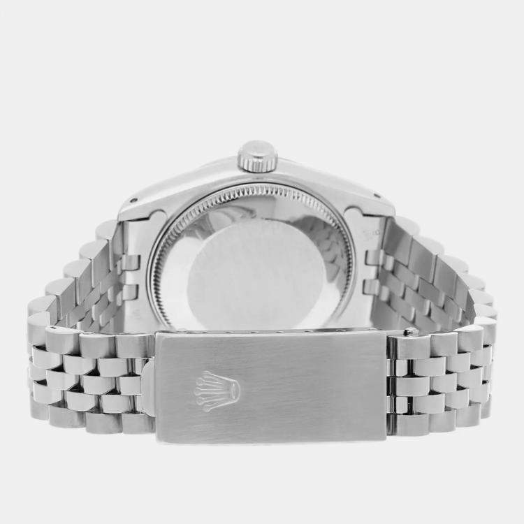 Pre Owned Rolex Datejust 68274 Automatic Silver Stainless Steel Women's Wristwatch 31 mm
