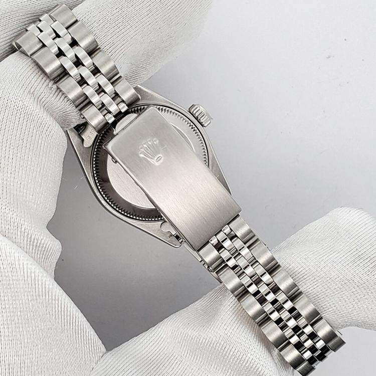 Pre Owned Rolex Datejust 79160 Automatic Blue Stainless Steel Women's Wristwatch 26 mm