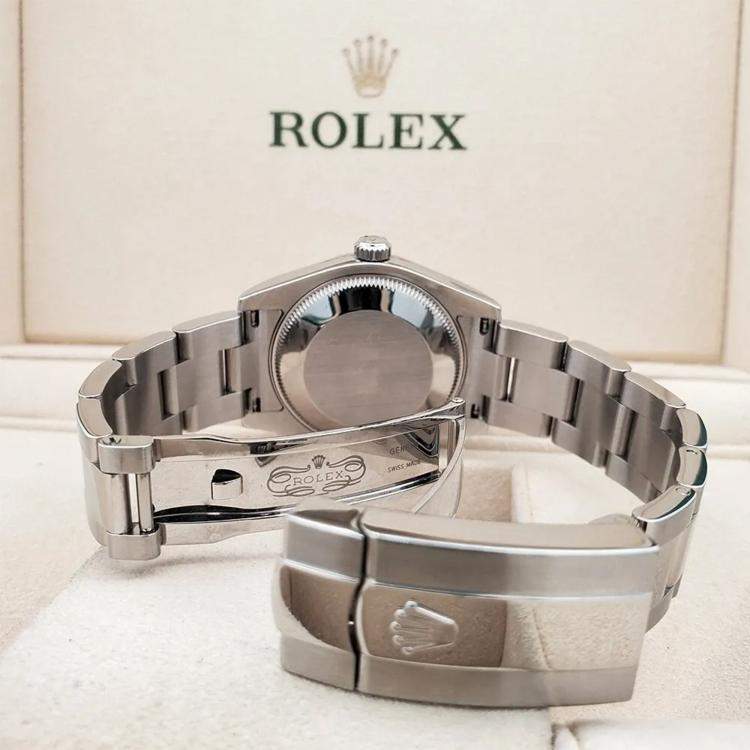 Pre Owned Rolex Datejust 178240 Automatic Silver Stainless Steel Women's Wristwatch 31 mm