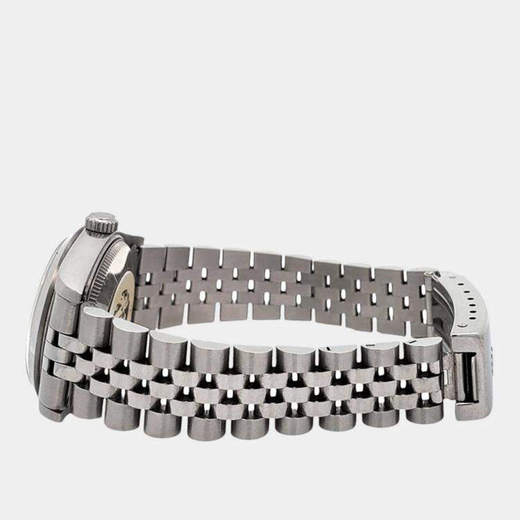 Pre Owned Rolex Datejust 68240 Automatic Cream Stainless Steel Women's Wristwatch 31 mm