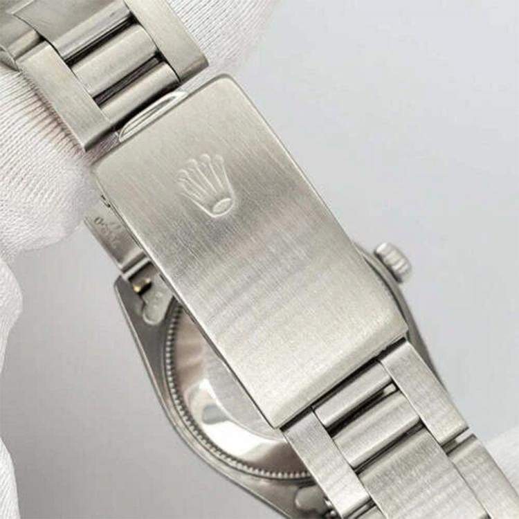 Pre Owned Rolex Datejust 68240 Automatic Blue Stainless Steel Women's Wristwatch 31 mm
