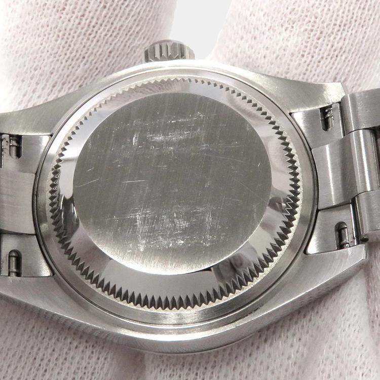 Pre Owned Rolex Datejust 279384RBR Automatic Grey 18k White Gold Stainless Steel Women's Wristwatch 28 mm