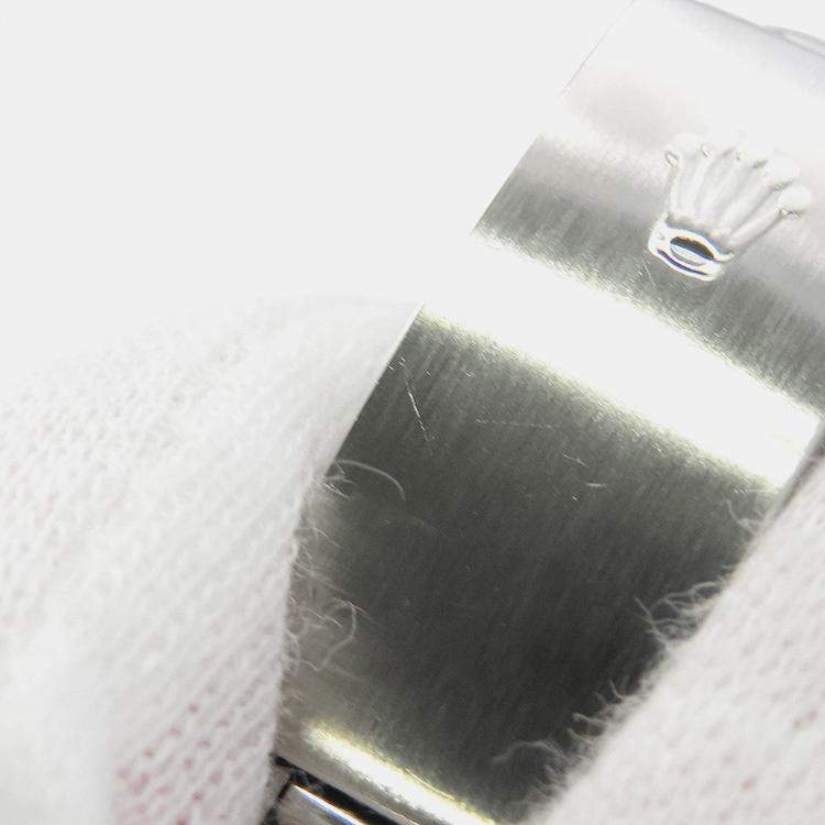 Pre Owned Rolex Datejust 69163 Automatic Black 18K Yellow Gold Stainless Steel Women's Wristwatch 26 mm