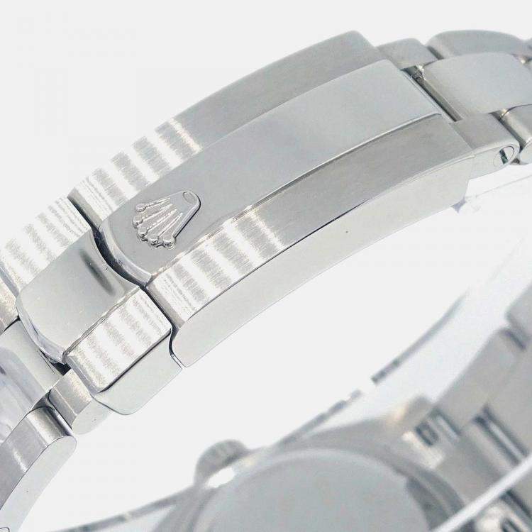 Pre Owned Rolex Datejust 279174 Automatic Black Stainless Steel Women's Wristwatch 28 mm