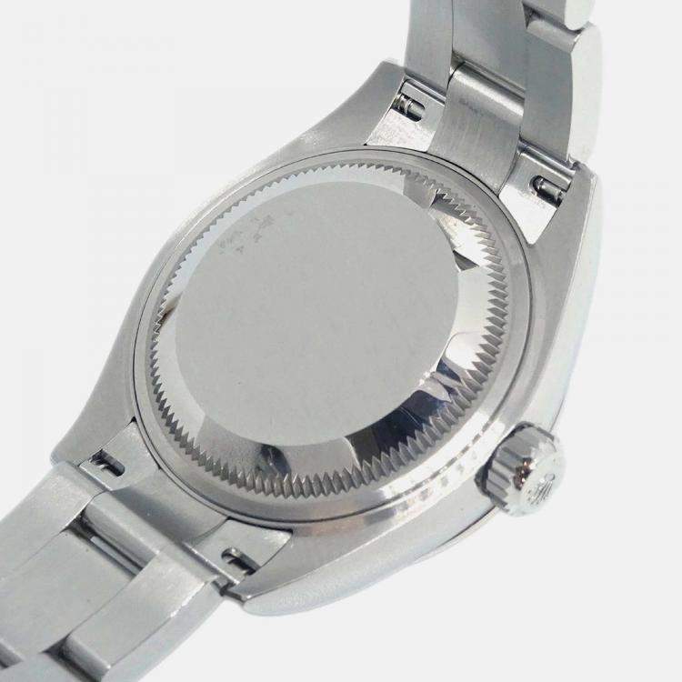 Pre Owned Rolex Datejust 279174 Automatic Black Stainless Steel Women's Wristwatch 28 mm