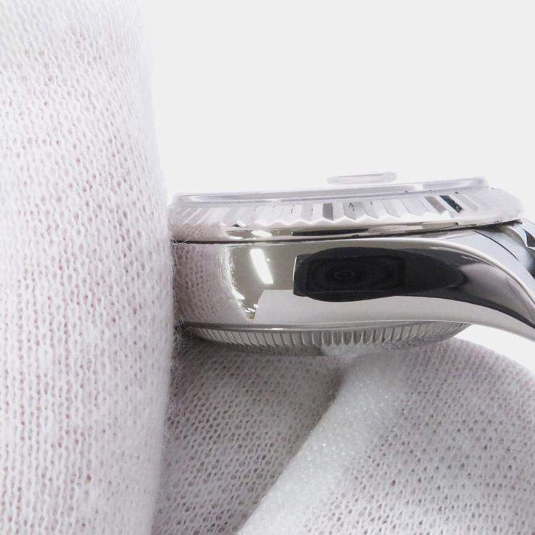 مملوكة مسبقًا Rolex Datejust 279174 Automatic Pink 18k White Gold Stainless Steel Women's Wristwatch 28 mm