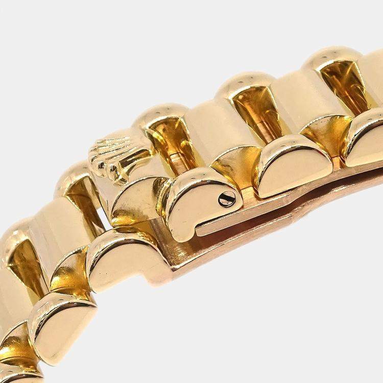 Pre Owned Rolex Cellini 2253 18k Yellow Gold Manual Winding Women's Wristwatch 24 mm