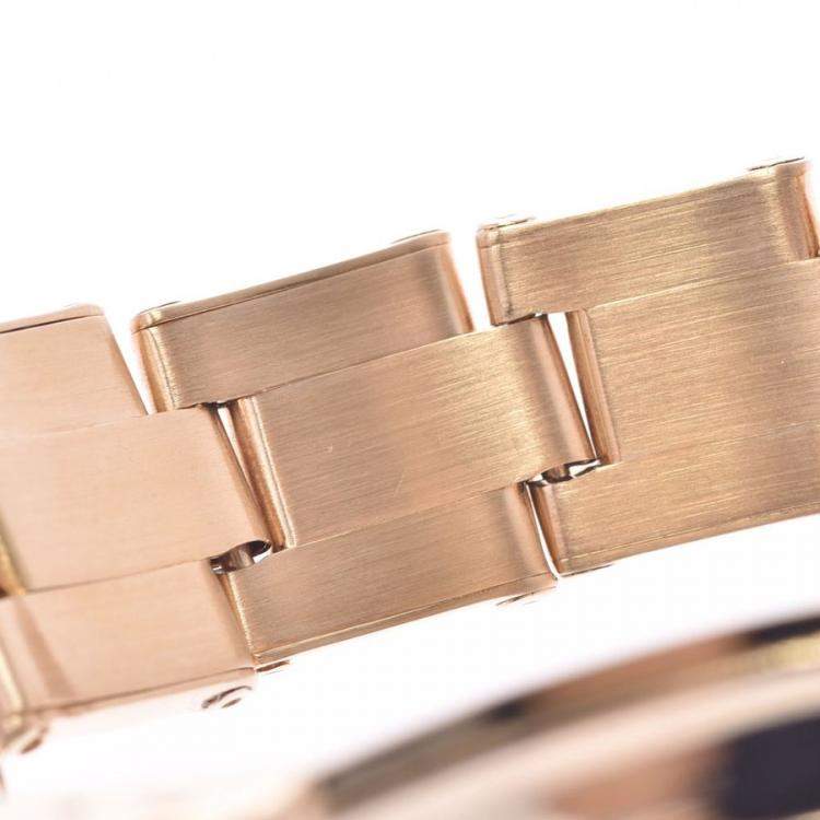 Pre Owned Rolex Champagne 18K Yellow Gold Datejust 6917 Vintage Women's Wristwatch 26 MM