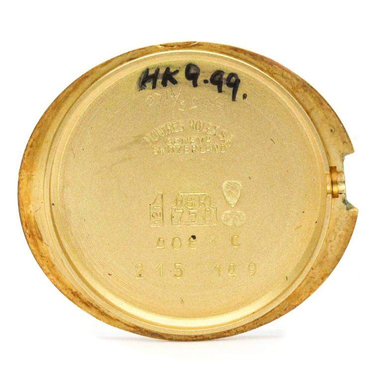 Pre Owned Rolex Red 18K Yellow Gold Cellini Gradation 4081 Women's Wristwatch 25 MM