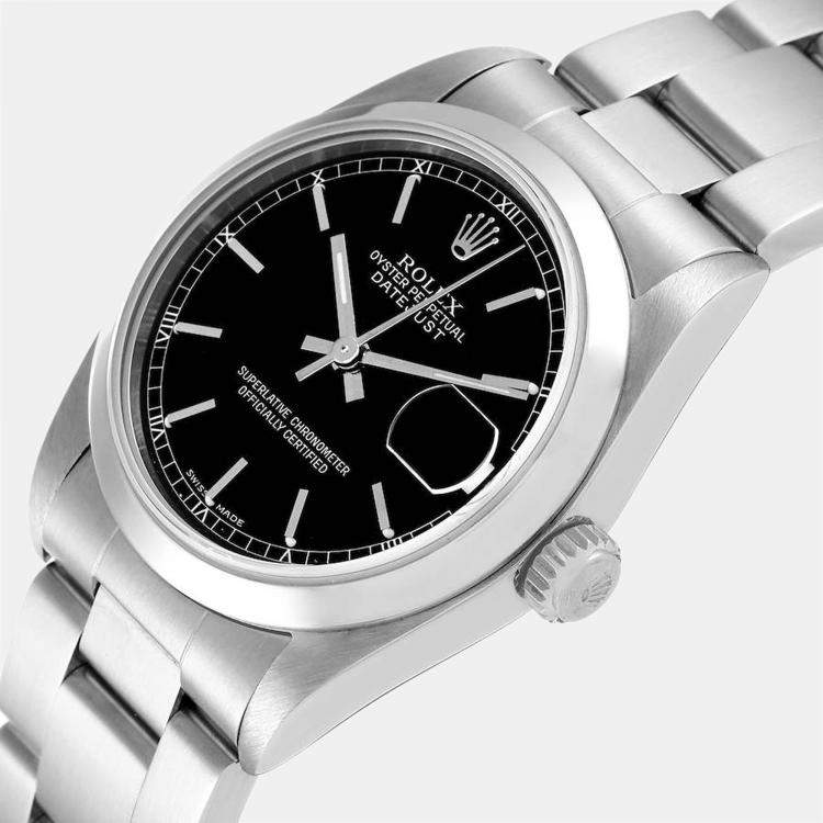 Rolex datejust lady 31 hotsell black dial