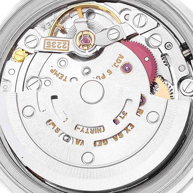 Pre Owned Rolex Pink Stainless Steel Oyster Perpetual Date 79190 Women's Wristwatch 26 mm