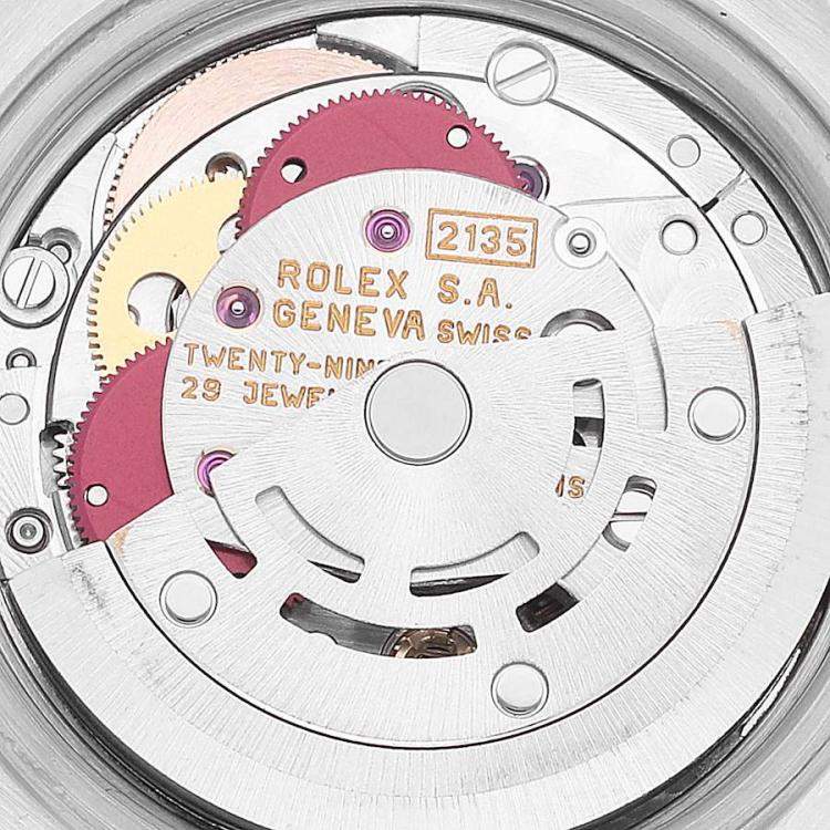 Pre Owned Rolex White 18k Yellow Gold And Stainless Steel Datejust 69173 Automatic Women's Wristwatch 26 mm