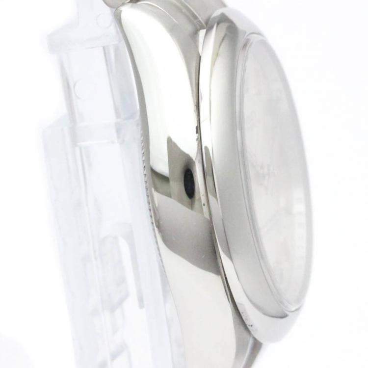 Pre Owned Rolex Silver Stainless Steel Oyster Perpetual 177200 Automatic Women's Wristwatch 31 mm