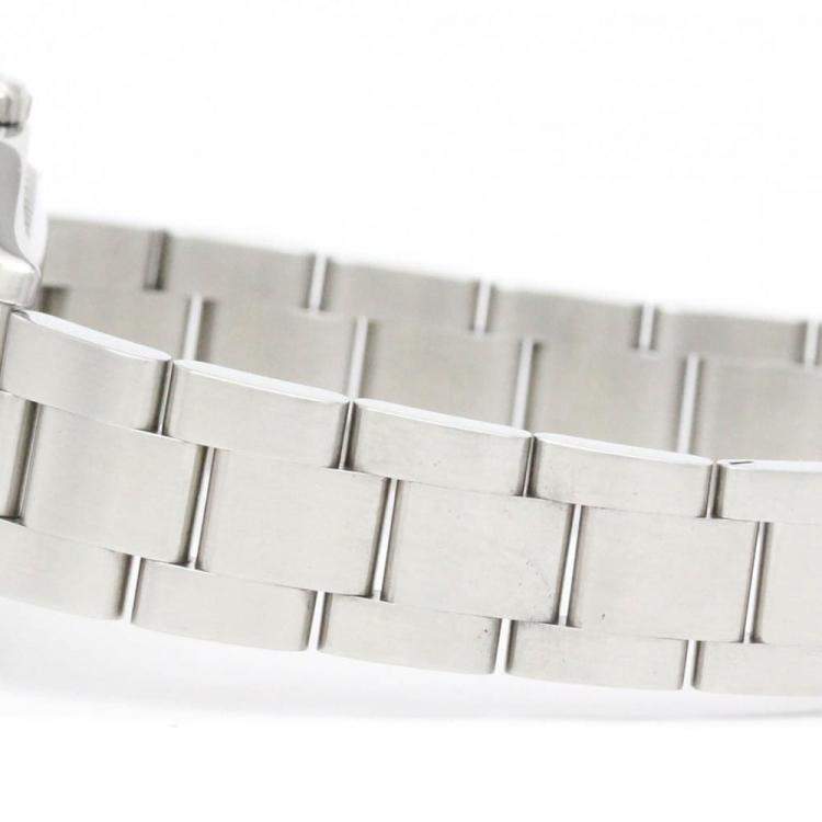 Pre Owned Rolex Silver Stainless Steel Oyster Perpetual 177200 Automatic Women's Wristwatch 31 mm