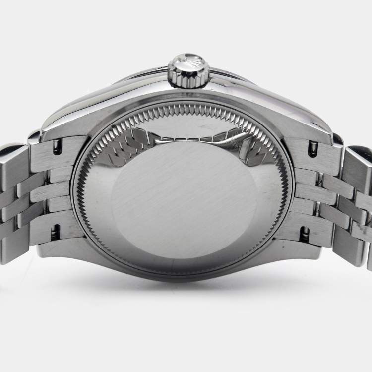 Pre Owned Rolex Pink Oystersteel Datejust M278240-0014 Women's Wristwatch 31 mm