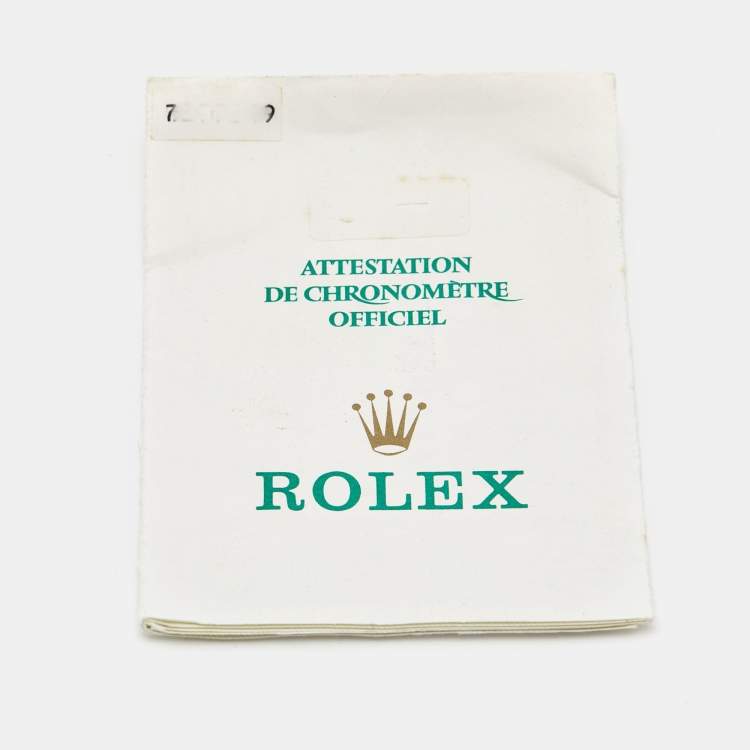 Pre Owned Rolex Champagne 18K Yellow Gold And Stainless Steel Datejust 69173 Women's Wristwatch 26 mm