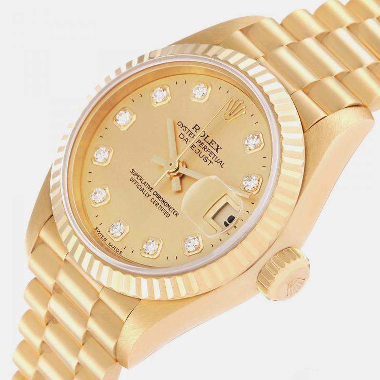 Used ladies rolex presidential cheap watch