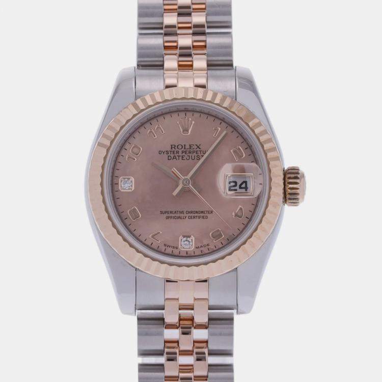 Used rose gold top rolex women's