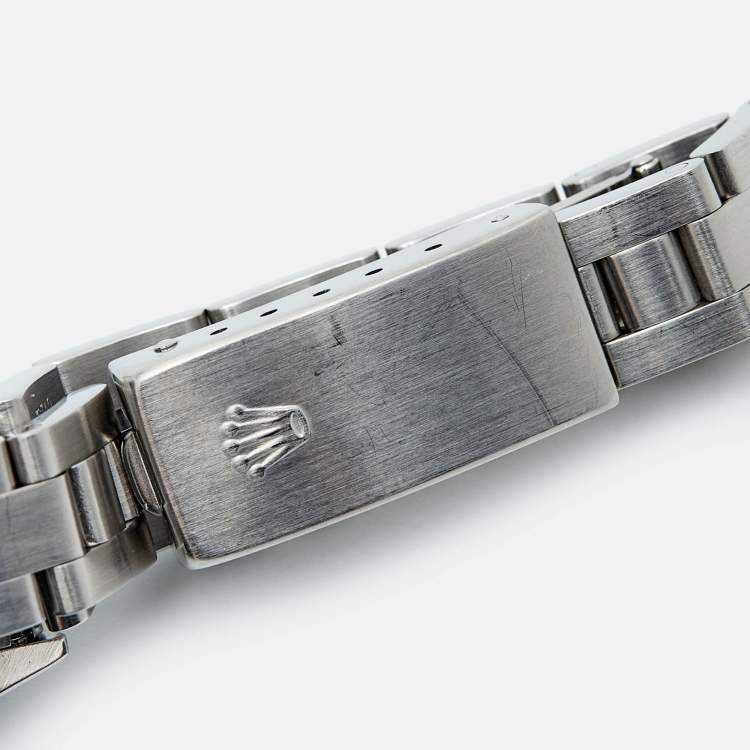 Pre Owned Rolex Salmon Stainless Steel Oyster Perpetual 67180 Automatic Women's Wristwatch 25 mm