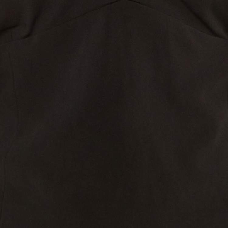 Pre Owned Ronny Kobo Black Crepe Andrea Off-The-Shoulder Mini Dress M