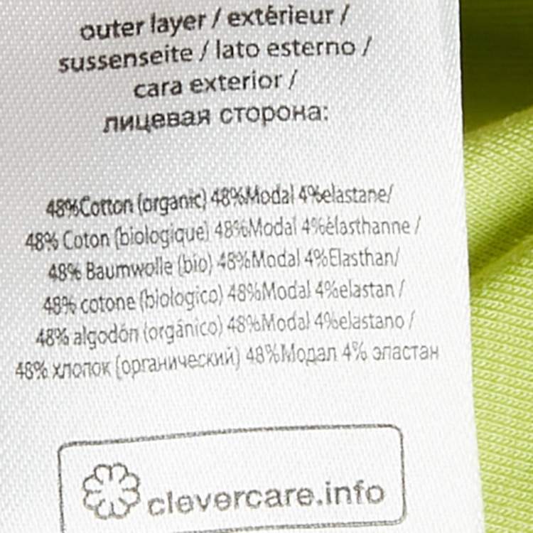 Pre Owned ROTATE BIRGER CHRISTENSEN Wild Lime Jersey Cut-Out Beca Dress S