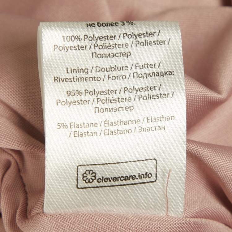 Pre Owned Rotate Birger Christensen Rapture Rose Sequin Mesh Sirin Dress S